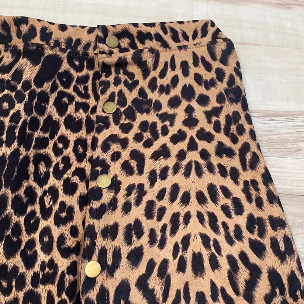 Emma & Elsa Girls Size 7/8 Skirt Bundle. One leopard and one Cheetah. - Picture 4 of 11